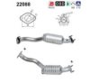 HONDA 18160PWAG01 Catalytic Converter